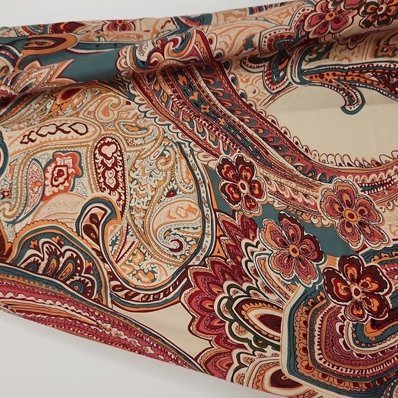 Emery‎ Rose multicolor bohemian casual paisley print dress sz S women's - Picture 2 of 4